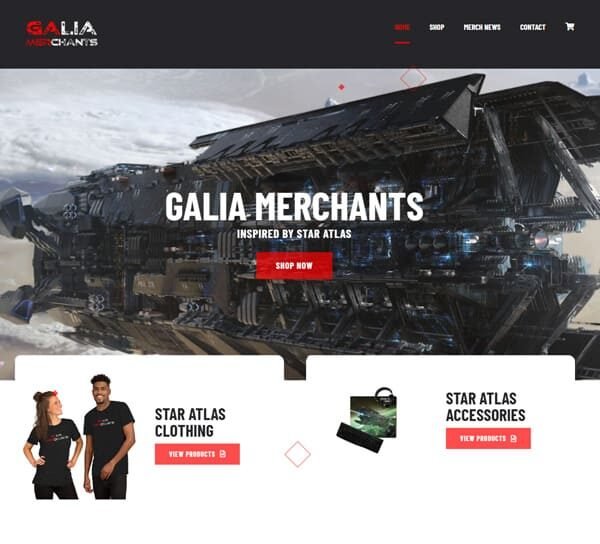 Galia Merchant website