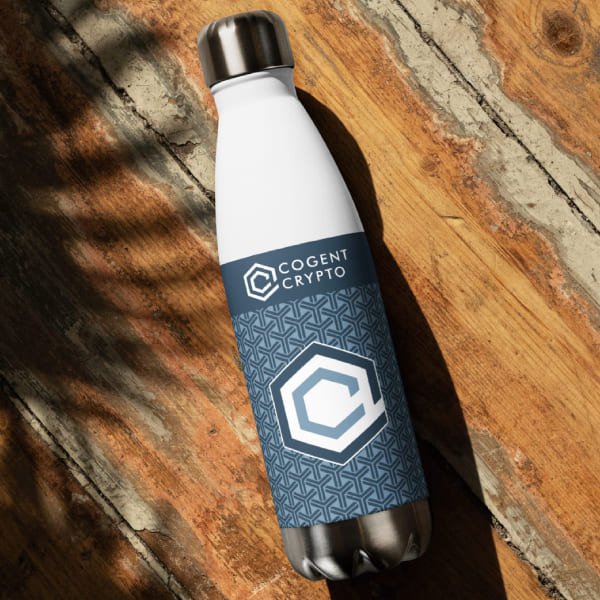 Cogent Crypto water bottle